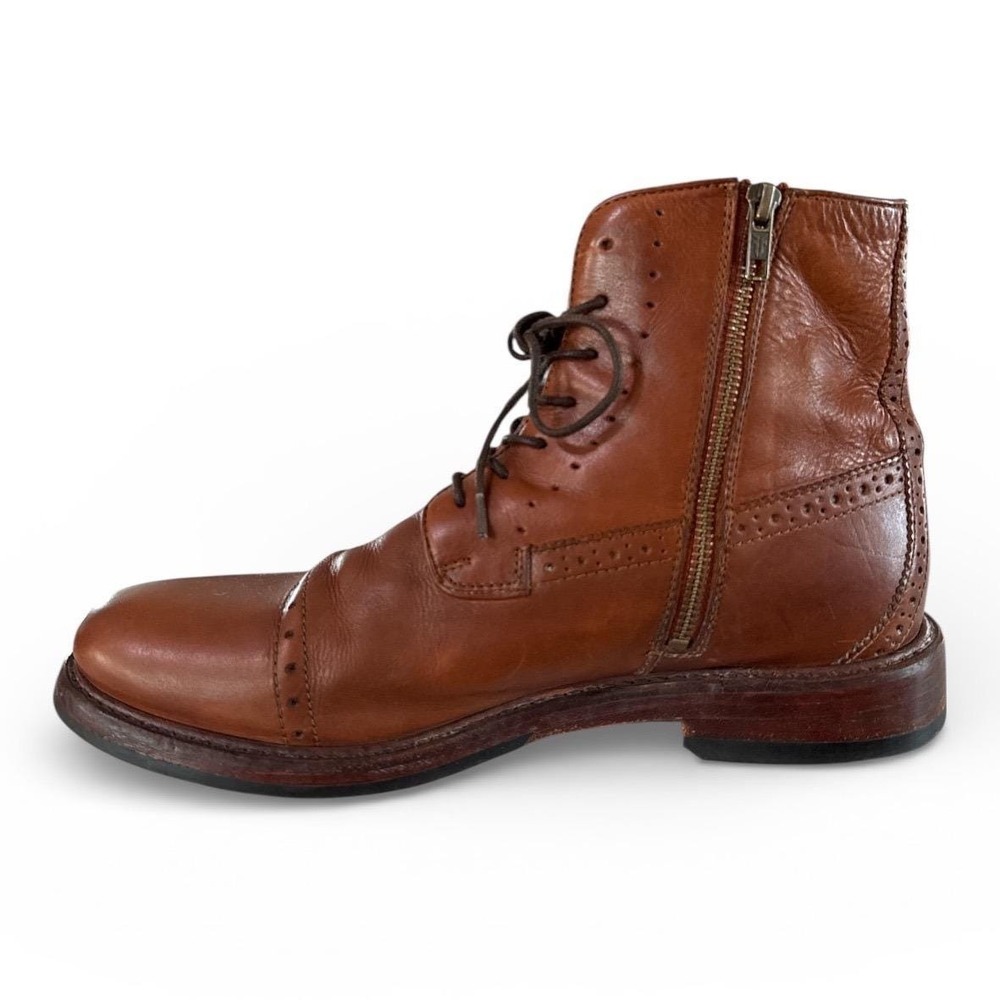 Frye Mens Murray Leather Lace Up Boot size 10.5 - Picture 2 of 8